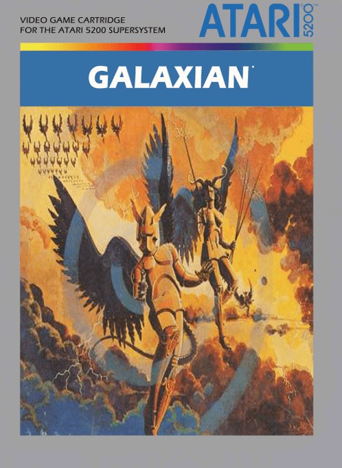 Front boxart of the game Galaxian (Europe) on Atari 5200