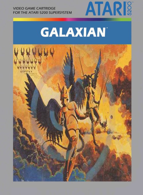 Front boxart of the game Galaxian (United States) on Atari 5200