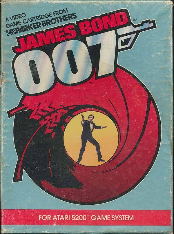 Front boxart of the game James Bond 007 (United States) on Atari 5200