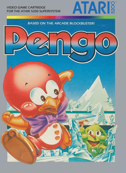 Front boxart of the game Pengo (Europe) on Atari 5200