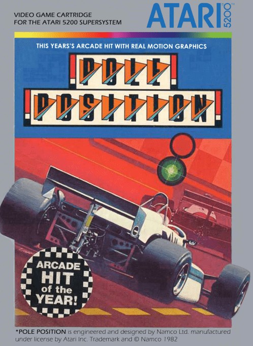 Front boxart of the game Pole Position (Europe) on Atari 5200