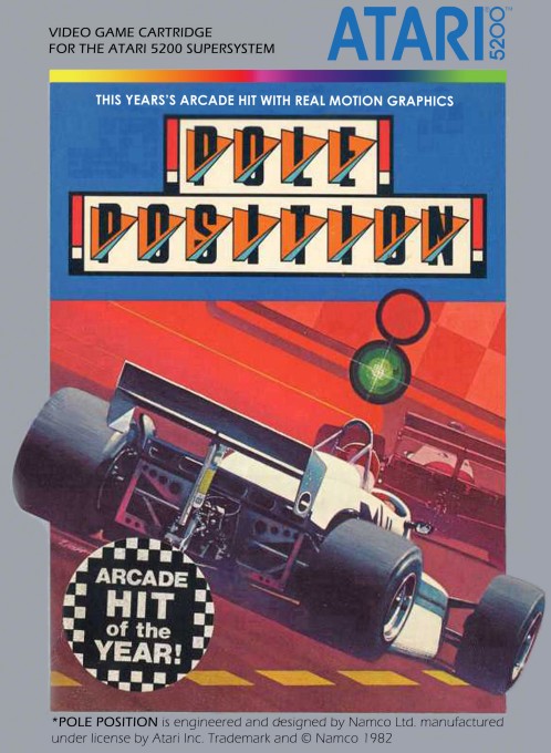 Front boxart of the game Pole Position (United States) on Atari 5200