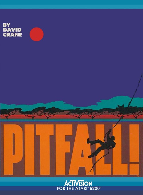 Front boxart of the game Pitfall! (United States) on Atari 5200