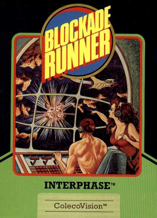 Front boxart of the game Blockade Runner (United States) on Coleco Industries Colecovision