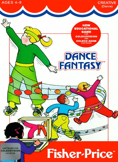 Front boxart of the game Dance Fantasy (United States) on Coleco Industries Colecovision