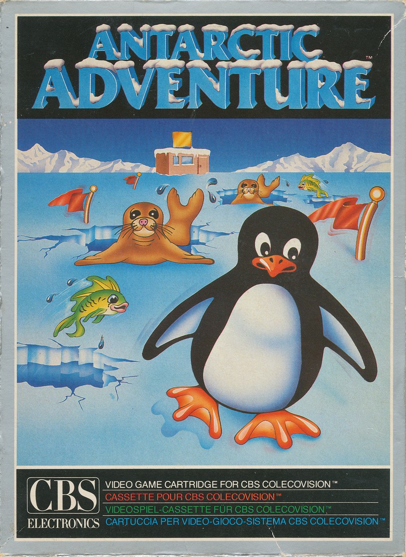 Antarctic Adventure Boxarts For Coleco Industries Colecovision The Video Games Museum