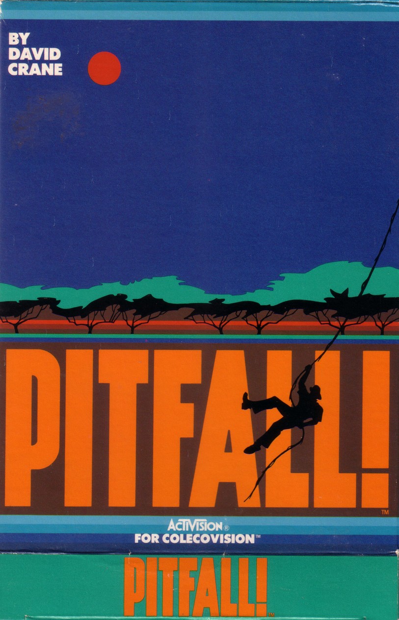 Front boxart of the game Pitfall! (United States) on Coleco Industries Colecovision