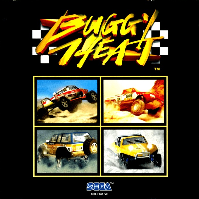 Front boxart of the game Buggy Heat (Europe) on Sega Dreamcast
