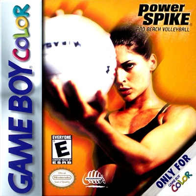 Front boxart of the game Power Spike Pro Beach Volleyball (United States) on Nintendo Game Boy Color