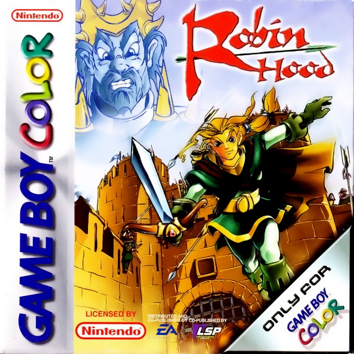 Front boxart of the game Robin Hood (Europe) on Nintendo Game Boy Color