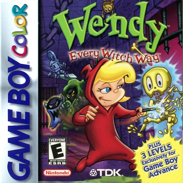 Front boxart of the game Wendy - Every Witch Way (United States) on Nintendo Game Boy Color
