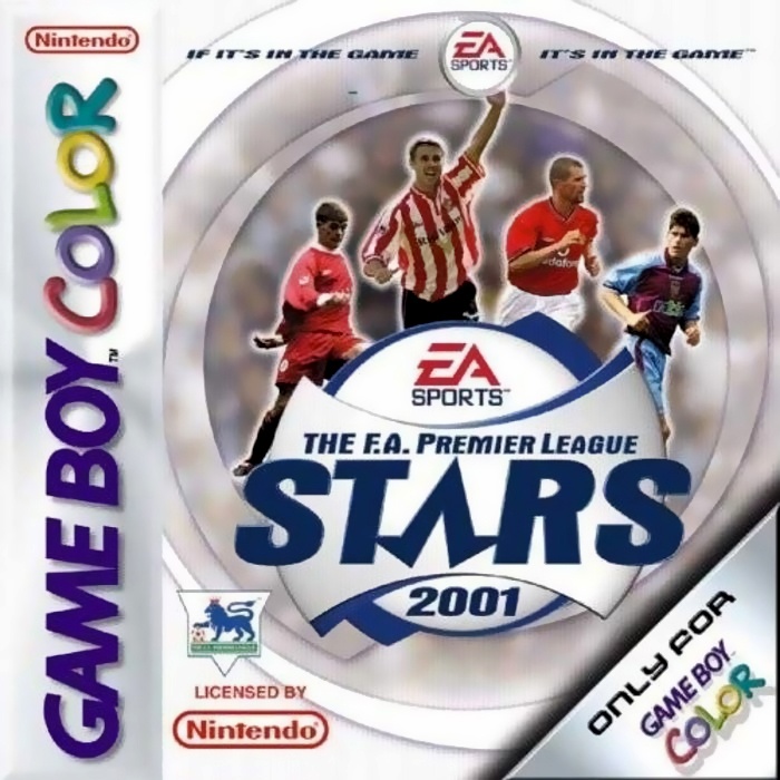 Front boxart of the game F.A. Premier League Stars 2001, The (Europe) on Nintendo Game Boy Color