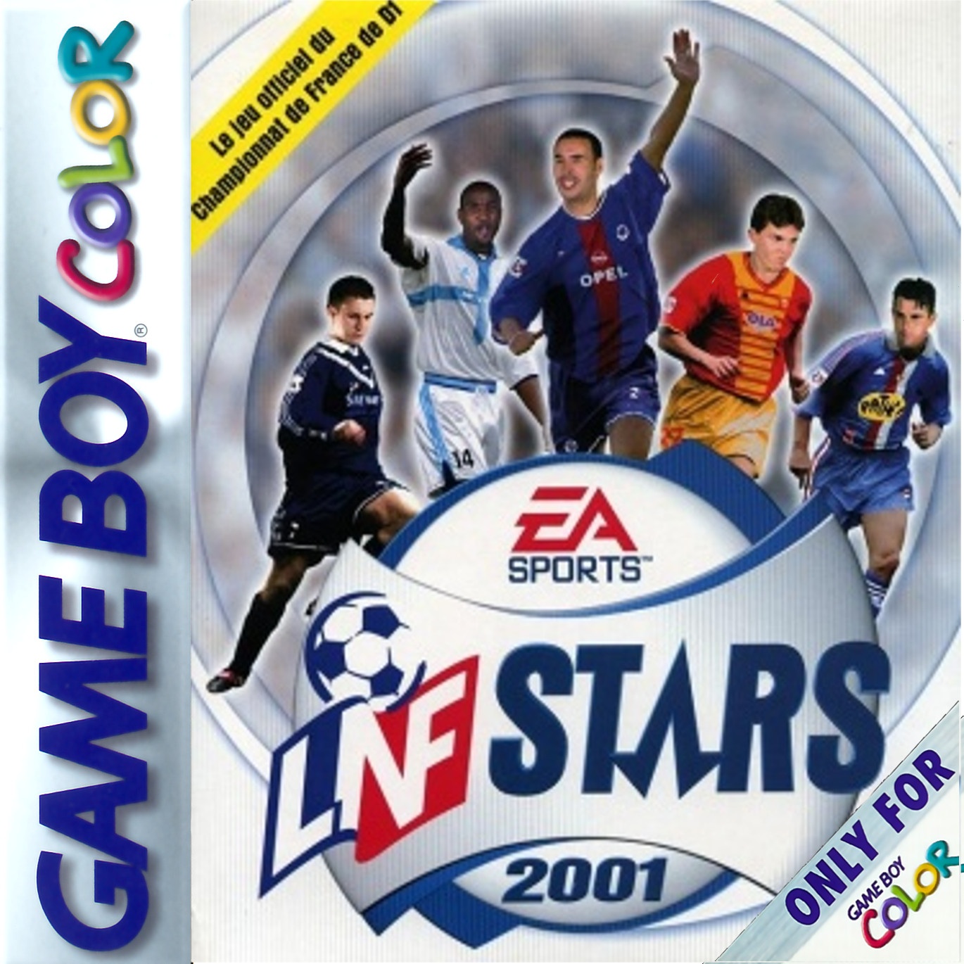 Front boxart of the game F.A. Premier League Stars 2001, The (France) on Nintendo Game Boy Color