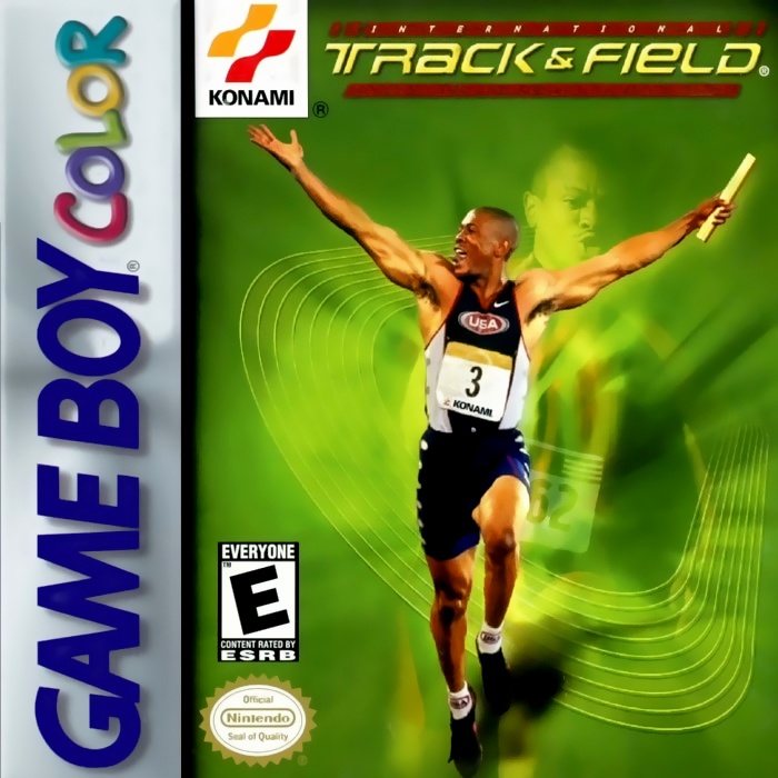 Front boxart of the game International Track & Field (United States) on Nintendo Game Boy Color