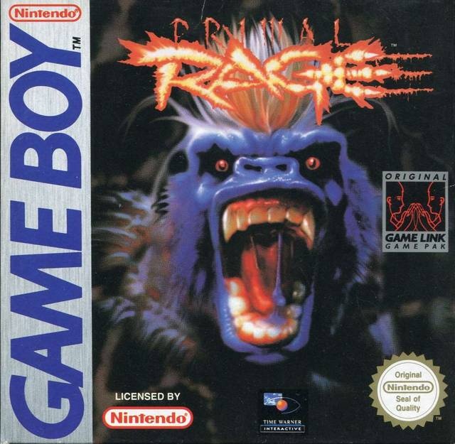 Front boxart of the game Primal Rage (Europe) on Nintendo Game Boy