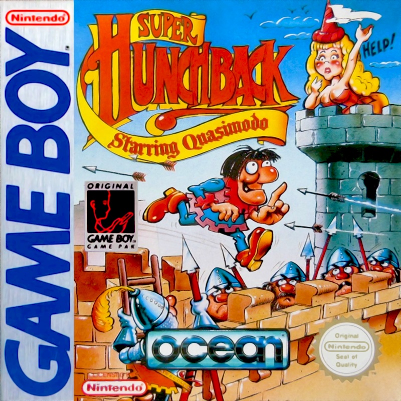 Front boxart of the game Super Hunchback (Europe) on Nintendo Game Boy