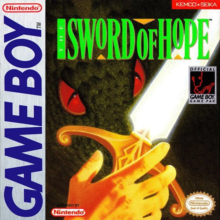 Front boxart of the game Sword of Hope, The (United States) on Nintendo Game Boy