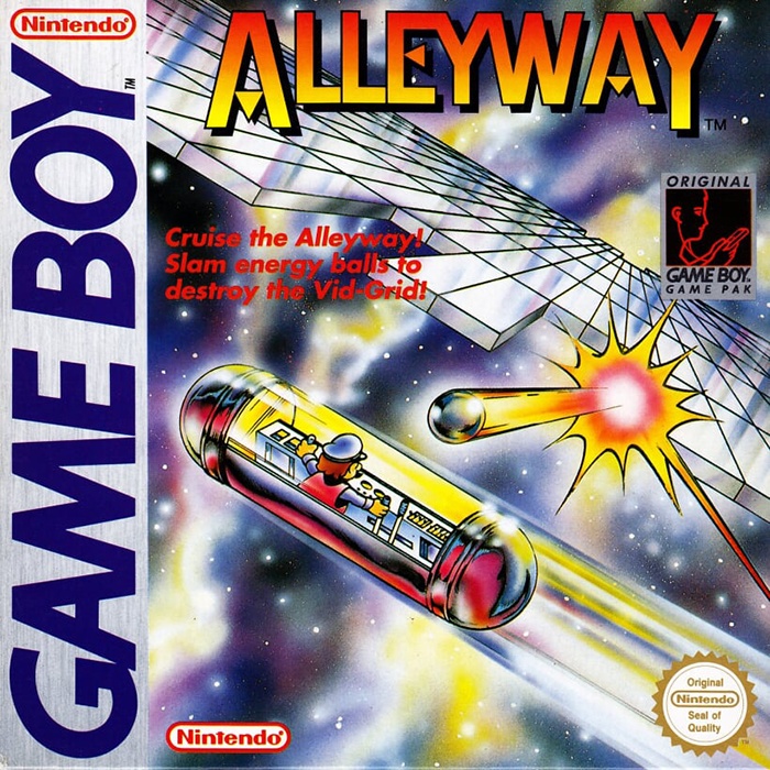 Front boxart of the game Alleyway (Europe) on Nintendo Game Boy