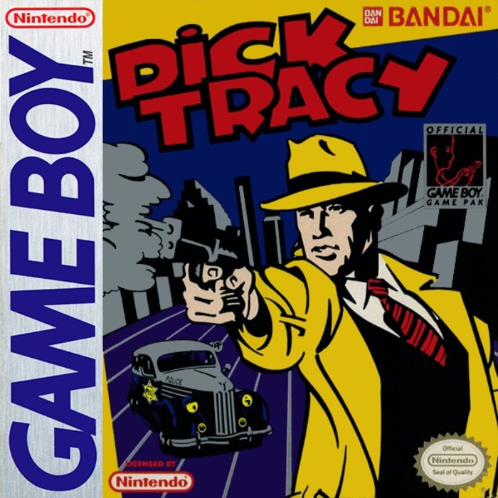 Front boxart of the game Dick Tracy (United States) on Nintendo Game Boy
