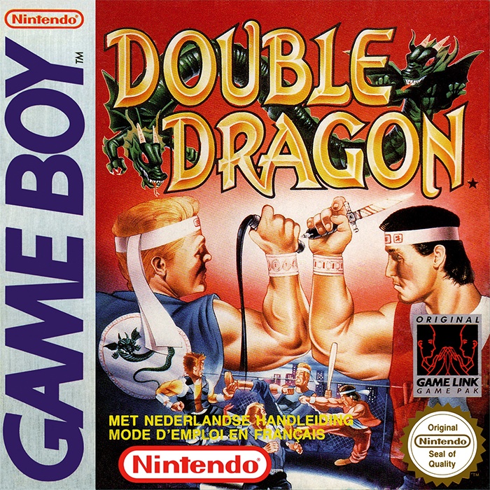 Front boxart of the game Double Dragon (France) on Nintendo Game Boy