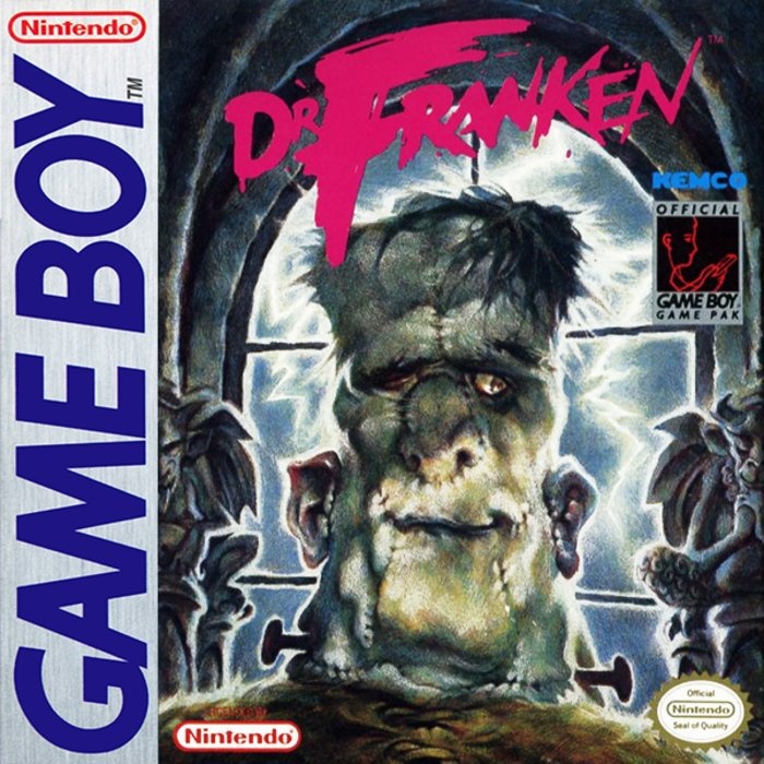 Front boxart of the game Dr. Franken (United States) on Nintendo Game Boy