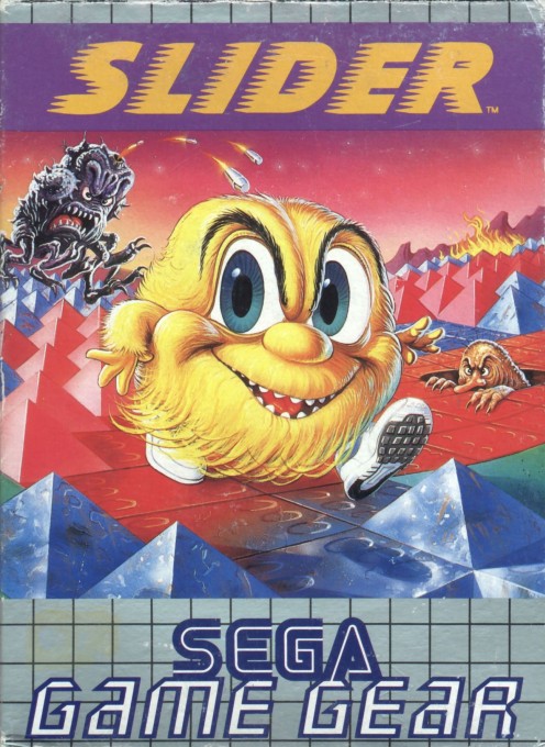Front boxart of the game Slider (Europe) on Sega Game Gear