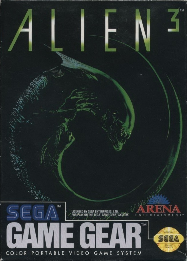 Front boxart of the game Alien 3 (United States) on Sega Game Gear