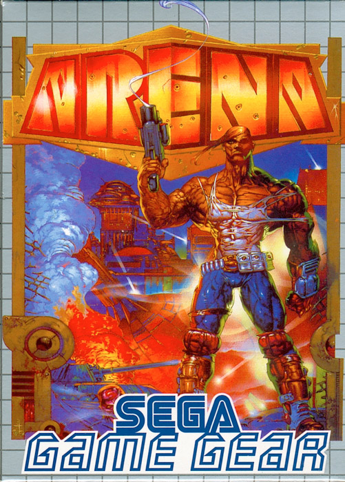 Front boxart of the game Arena - Maze of Death (Europe) on Sega Game Gear