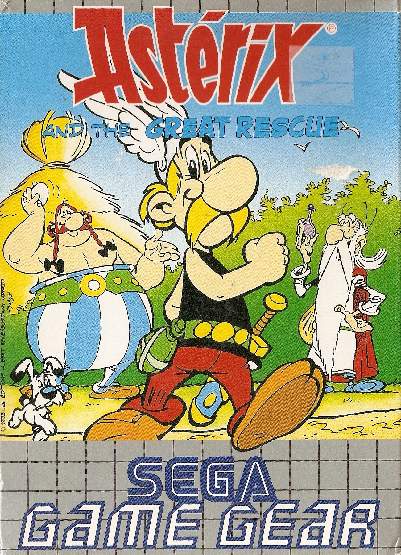 Front boxart of the game Asterix and the Great Rescue (Europe) on Sega Game Gear