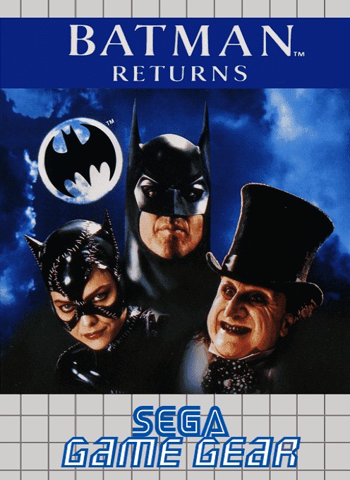 Front boxart of the game Batman Returns (Europe) on Sega Game Gear