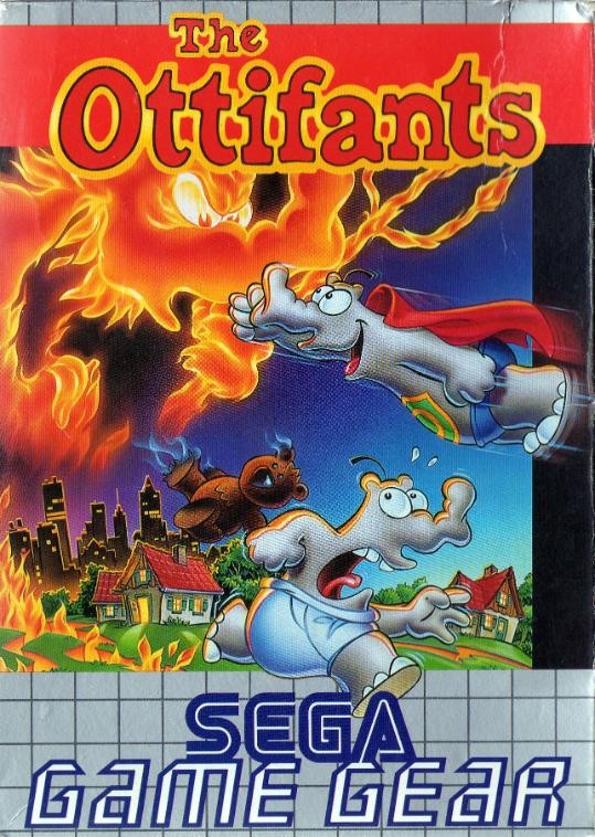Front boxart of the game Ottifants, The (Europe) on Sega Game Gear