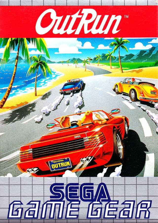 Front boxart of the game OutRun (Europe) on Sega Game Gear