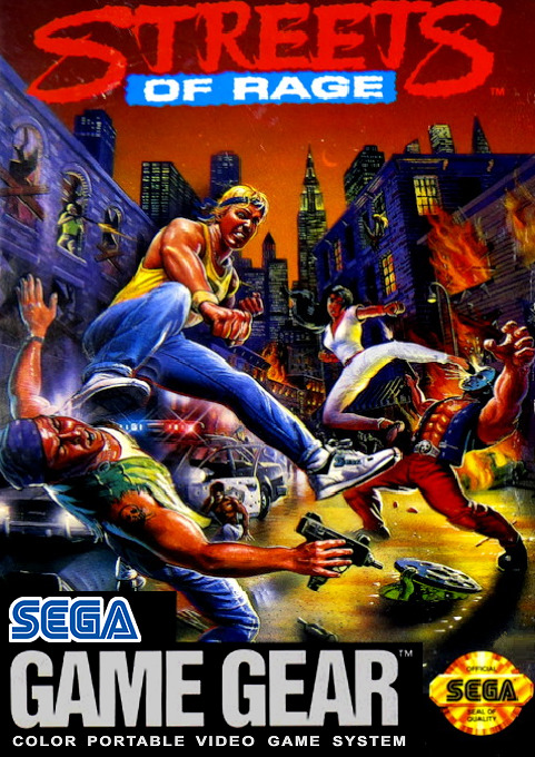 Front boxart of the game Streets of Rage (United States) on Sega Game Gear