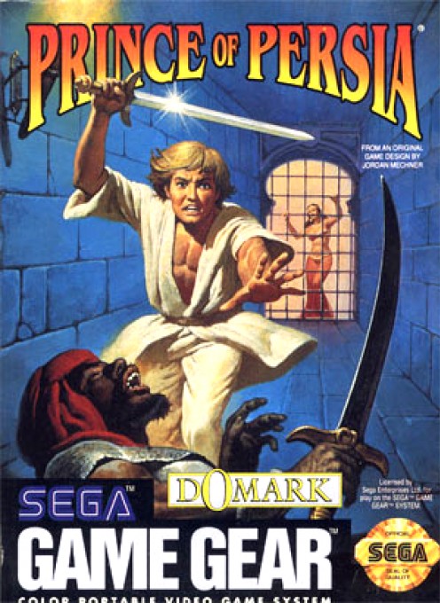 Front boxart of the game Prince of Persia (United States) on Sega Game Gear
