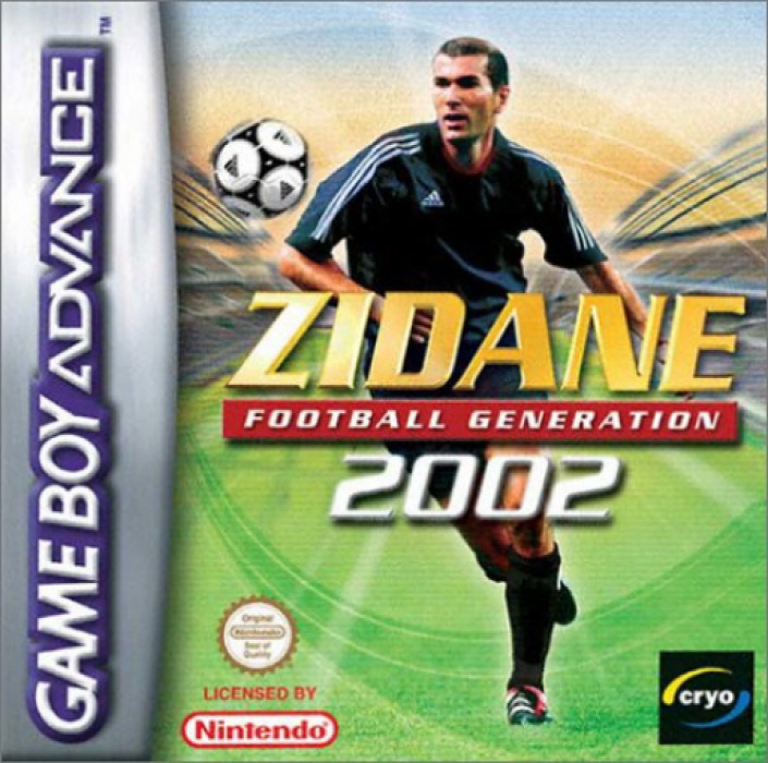 Front boxart of the game Zidane Football Generation 2002 (Europe) on Nintendo GameBoy Advance