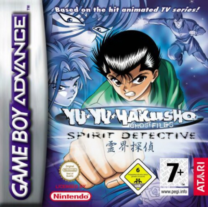 Front boxart of the game Yu Yu Hakusho - Ghost Files - Spirit Detective (Europe) on Nintendo GameBoy Advance