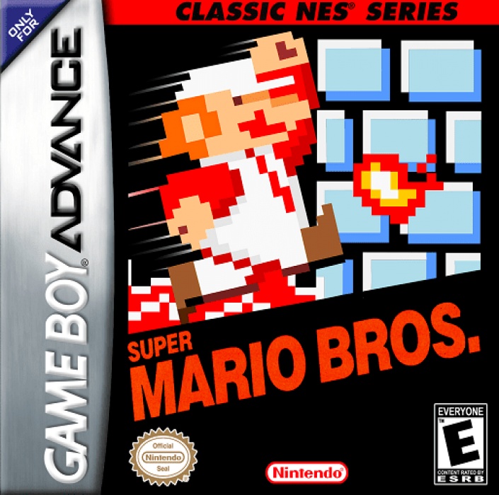 Front boxart of the game Classic NES Series - Super Mario Bros. (United States) on Nintendo GameBoy Advance