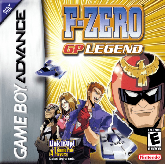 Front boxart of the game F-Zero - GP Legend (United States) on Nintendo GameBoy Advance