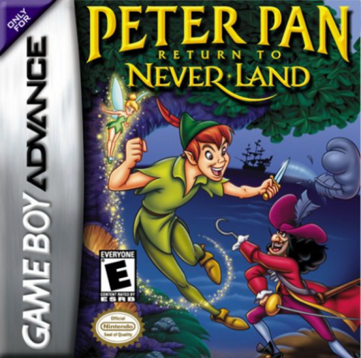 Front boxart of the game Peter Pan - Return to Neverland (United States) on Nintendo GameBoy Advance