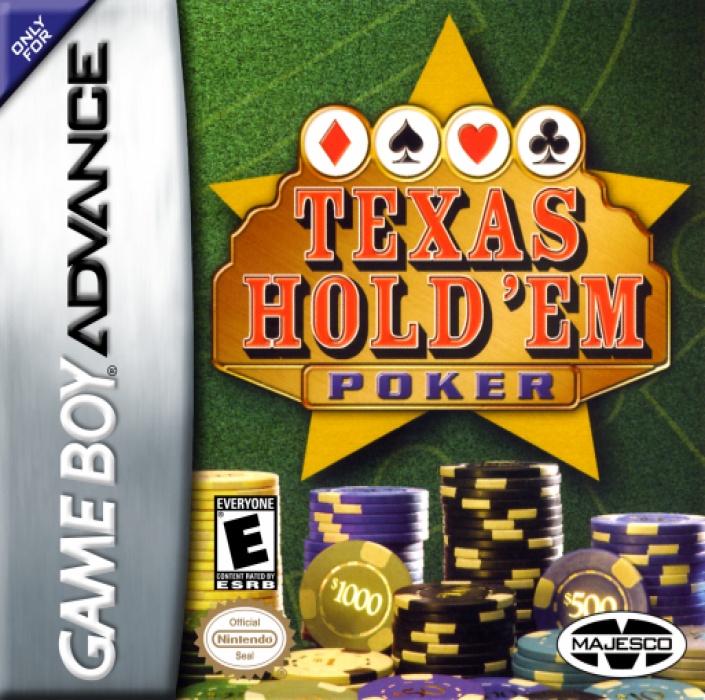 Front boxart of the game Texas Hold 'Em Poker (United States) on Nintendo GameBoy Advance