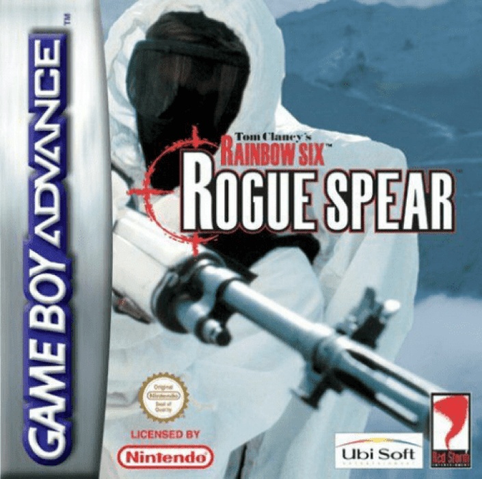 Front boxart of the game Tom Clancy's Rainbow Six - Rogue Spear (Europe) on Nintendo GameBoy Advance