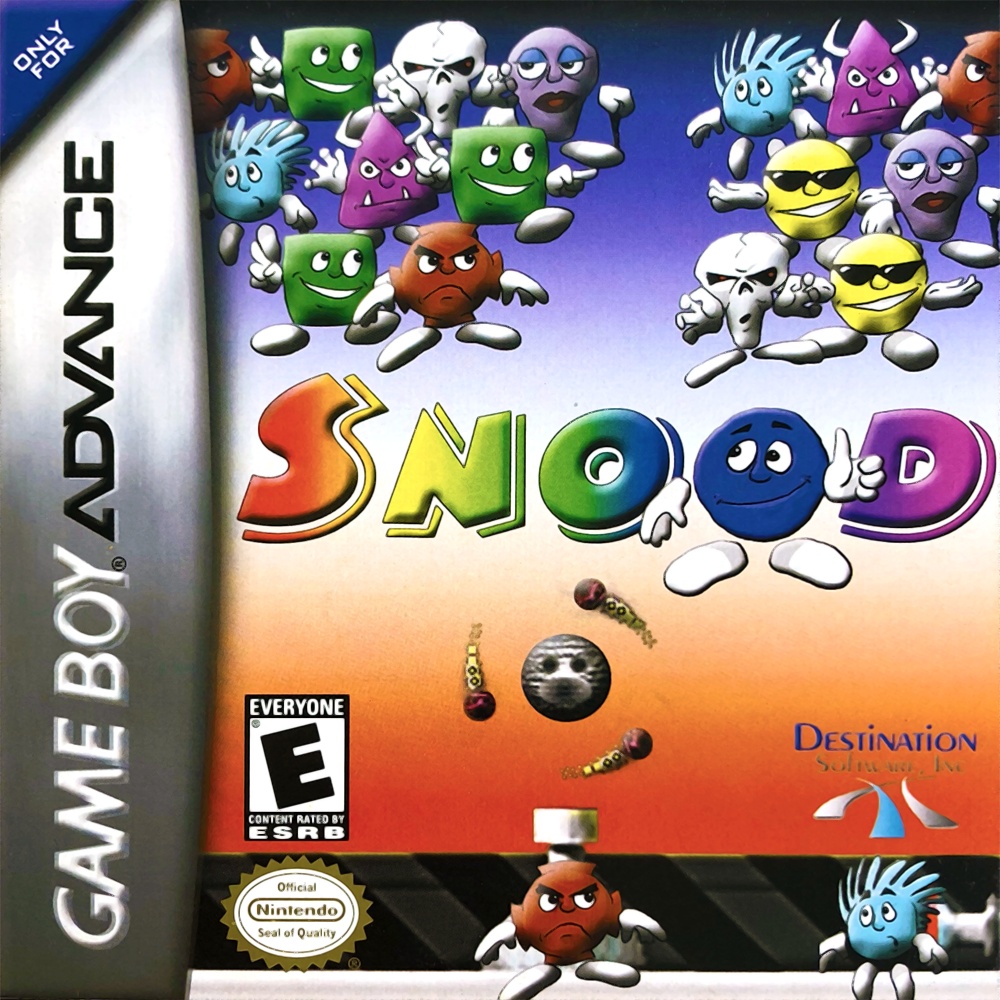 Front boxart of the game Snood (United States) on Nintendo GameBoy Advance