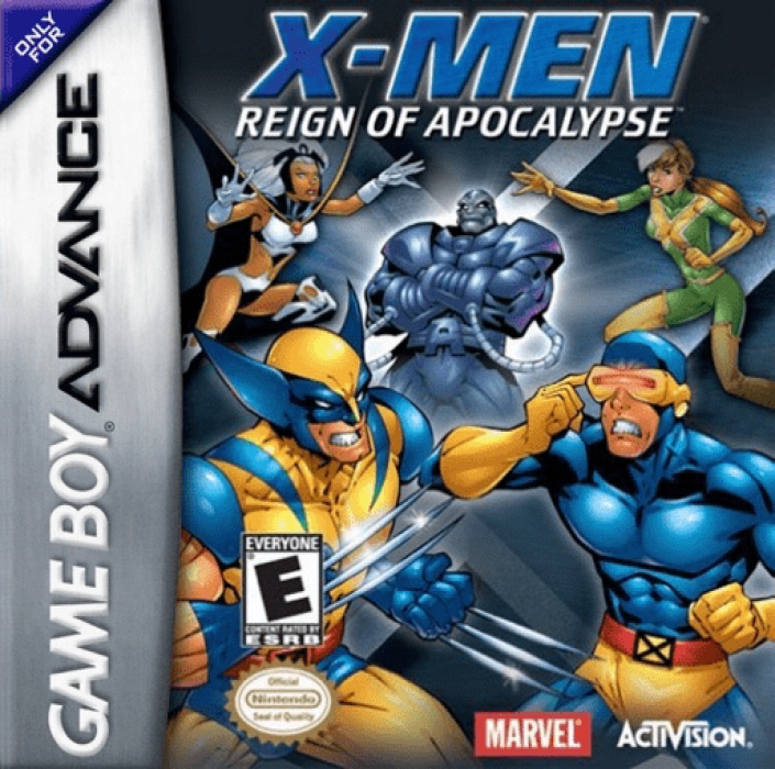 Front boxart of the game X-Men - Reign of Apocalypse (United States) on Nintendo GameBoy Advance