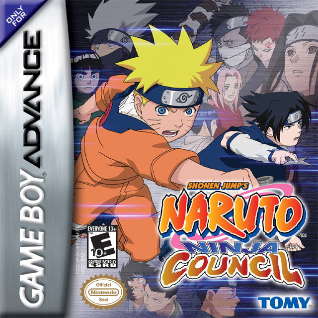 Front boxart of the game Naruto - Ninja Council (United States) on Nintendo GameBoy Advance