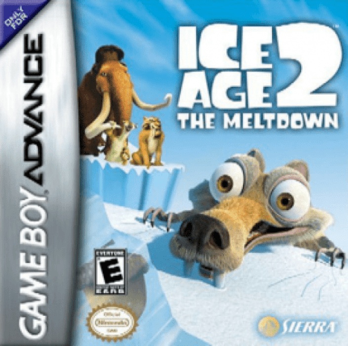 Front boxart of the game Ice Age 2 - The Meltdown (United States) on Nintendo GameBoy Advance