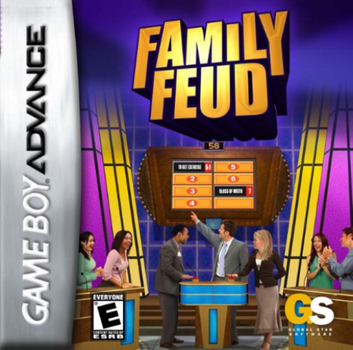 Front boxart of the game Family Feud (United States) on Nintendo GameBoy Advance