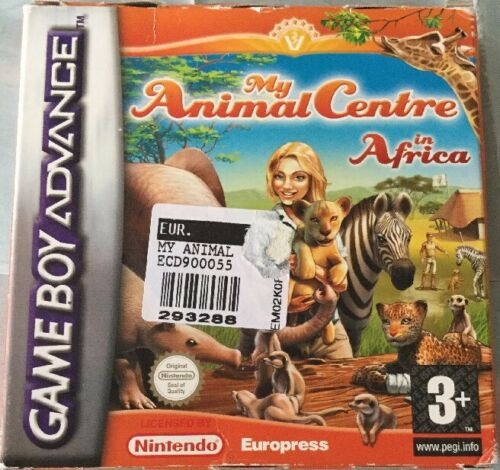 Front boxart of the game My Animal Centre in Africa (Europe) on Nintendo GameBoy Advance