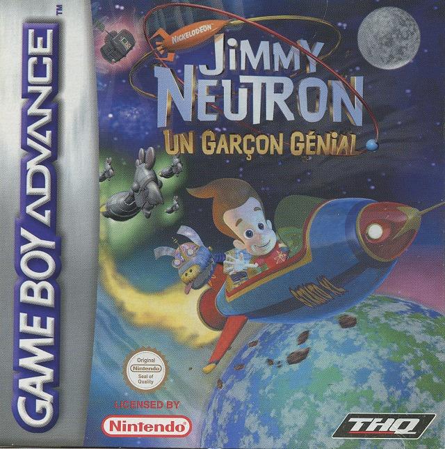 Front boxart of the game Jimmy Neutron - Un Garçon Génial (France) on Nintendo GameBoy Advance