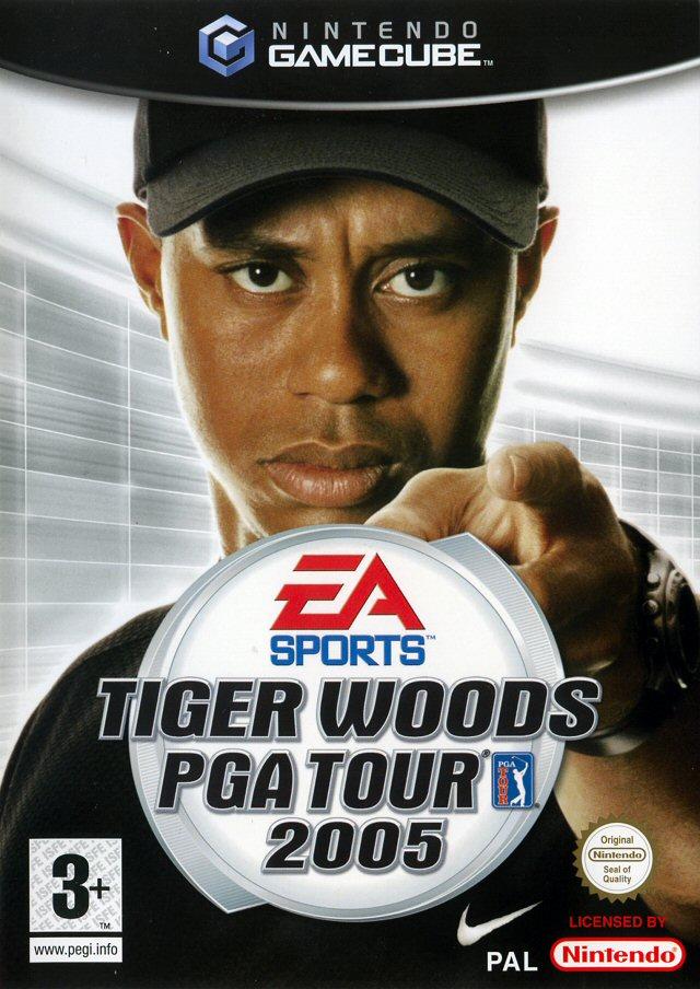 Front boxart of the game Tiger Woods PGA Tour 2005 (France) on Nintendo GameCube