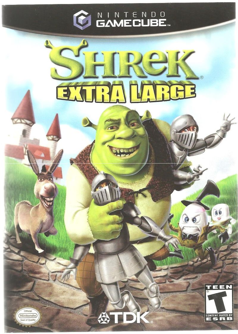 Shrek Extra Large credits for Nintendo GameCube The Video Games Museum